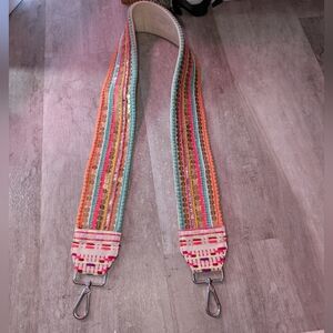 Boutine LA Multicolor Embroidered Adjustable Bag Strap